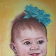 Elinka, portrt pastel, 2012